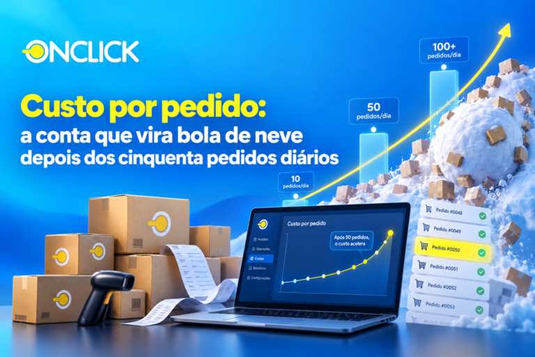 Custo por pedido